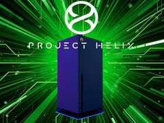 Banner do console Xbox Project Helix exibido