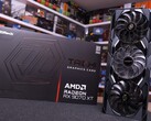 O Hardware Unboxed usou a ASRock Taichi Radeon RX 9070 XT para a comparação. (Fonte da imagem: Hardware Unboxed no YouTube, editado)