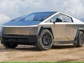 Um Tesla Cybertruck elétrico (Fonte da imagem: Motor Trend)