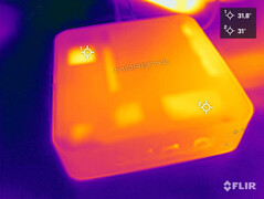 Desenvolvimento de calor durante o teste de estresse