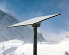 Antena parabólica do plano Starlink Standard Residential na neve (Fonte da imagem: Starlink)