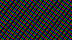 Representação da matriz de subpixels (matriz RGB)