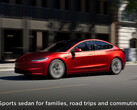 2024 Model 3 Highland apareceu brevemente no site (imagem: Tesla)