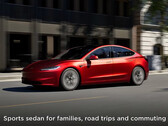 2024 Model 3 Highland apareceu brevemente no site (imagem: Tesla)
