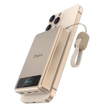 O banco de energia BMX SolidSafe tem uma pequena tela LCD (Fonte da imagem: BMX)