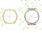 Um registro da FCC para o modelo número A2292 inclui este diagrama de um smartwatch circular. (Fonte da imagem: FCC ID.io)