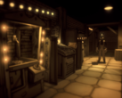 Bendy: Lone Wolf está sendo lançado como uma versão recontada de Boris and the Dark Survival. Na foto, a arte oficial do jogo. (Fonte da imagem: Steam)  