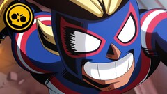 All Might: El Primo, como visto no trailer animado de Brawl Stars x My Hero Academia.