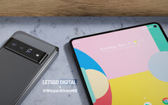 O Pixel Fold está previsto para chegar no final deste ano. (Fonte da imagem: LetsGoDigital & Waqar Khan)