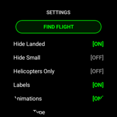 Recurso de busca de voos no aplicativo Flight Scanner