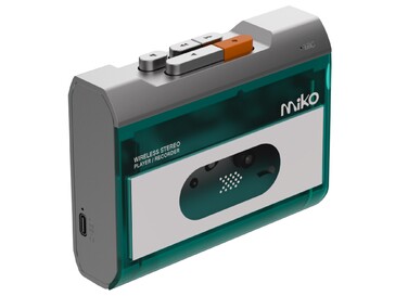 Porta de alimentação USB-C em um dos lados.