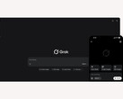 Uma imagem promocional do Grok da xAI que mostra a interface do chatbot no desktop e no celular. (Fonte da imagem: xAI)
