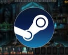 Uma imagem mostrando o logotipo do Steam e o jogo Iratus: Lord of the Dead, cujo preço atual é inferior a US$ 3.