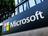 O logotipo da Microsoft. 