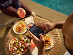 Os usuários do Oura Ring podem enviar fotos de seus alimentos para o aplicativo da marca para ajudá-los a entender sua saúde metabólica. (Fonte da imagem: Oura)