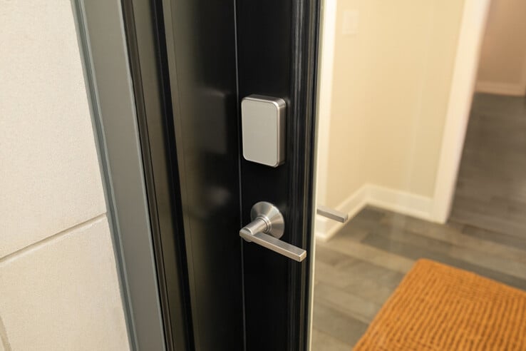 A fechadura inteligente Schlage Sense Pro.
