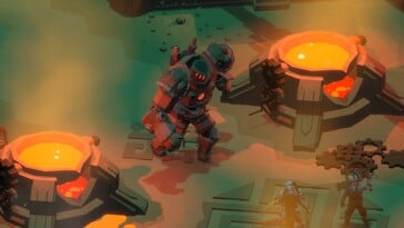 Uma imagem mostrando um inimigo em Stolen Realm.