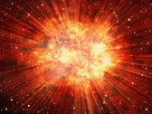 Ilustração artística mostrando uma explosão no espaço. (Fonte da imagem: Shutterstock/mik ulyannikov)