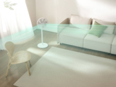 O novo Xiaomi Mijia Smart Floor Fan pode ser alimentado por um banco de energia. (Fonte da imagem: Xiaomi)