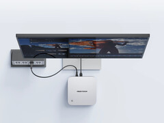 O Minisforum AI X1 Pro-470 está disponível apenas em um acabamento prateado. (Fonte da imagem: Minisforum)