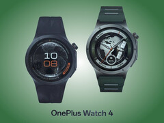 O OnePlus Watch 4 em duas cores de lançamento que vazaram.