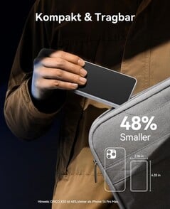 Comparação de tamanhos de smartphones