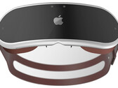 Um fone de ouvido "Apple " render. (Fonte: Antonio de Rossa)