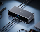 A docking station Prime 14 em 1 com suporte para saída de tela tripla está disponível por 349,99 euros. Na foto: uma imagem promocional do dock. (Fonte da imagem: Anker)