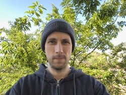 imagem da câmera frontal de 12 megapixels