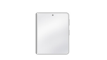 Esboços vazados do Huawei Pura X Max - dobrados.