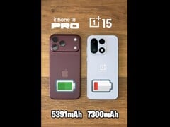 O iPhone 18 Pro Max da Apple tem um desempenho surpreendentemente bom em comparação com o OnePlus 15 no teste de duração da bateria