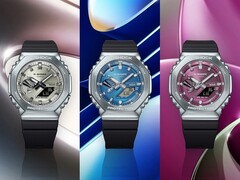 Três novos relógios Casio G-Shock da série GM-2100 (foto) estão sendo lançados em mais países europeus. (Fonte da imagem: Casio)