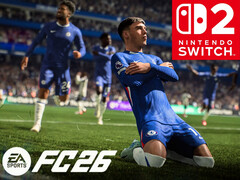 O banner do EA Sports FC 26 Switch 2 é mostrado (Fonte da imagem: Nintendo of America, EA Sports com edições)
