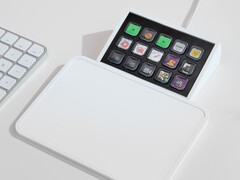 Na foto: módulo Stream Deck de 15 teclas instalado em um trackpad. Os entusiastas agora podem adicionar botões do Stream Deck às suas construções personalizadas sem precisar desmontar as versões de varejo. (Fonte da imagem: Elgato)
