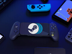O GameHub já está disponível na Google Play Store. Na foto: uma imagem promocional do controle móvel G8 Plus. (Fonte da imagem: GameSir - editado)