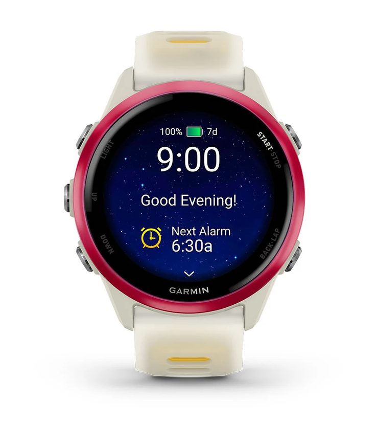 O recurso Garmin Evening Report (na foto) chegou com os novos smartwatches Forerunner da marca. (Fonte da imagem: Garmin)