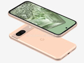 Há rumores de que o Google tenha desenvolvido os acabamentos Pixel 8a Bay, Mint, Obsidian e Porcelain, este último na foto. (Fonte da imagem: @OnLeaks &amp; SmartPrix)