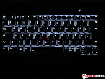 Luz de fundo do teclado