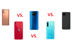 Teste da câmera: Googel Pixel 4a vs. Poco X3 vs. Apple iPhone SE vs. OnePlus Nord vs. Motorola Moto G9 Plus. Dispositivo fornecido por cortesia da: Google Alemanha, OnePlus Alemanha e Motorola Alemanha.