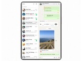 O WhatsApp finalmente está permitindo que os usuários enviem fotos sem compressão. (Imagem: Samsung / Meta, editado)