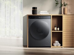 A nova Mijia Washing Machine Pro da Xiaomi (na foto) tem tecnologia de super eletrólise. (Fonte da imagem: Xiaomi)