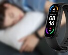 O Mi Smart Band 6 recebeu uma atualização do monitor de qualidade da respiração do sono. (Fonte da imagem: Xiaomi/Gearbest - editado)