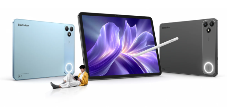 O teaser do Blackview Zeno 6 Pro mostra o tablet pela frente e por trás