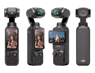 O DJI Osmo Pocket 3 é um pouco mais curto que o Pocket 4.