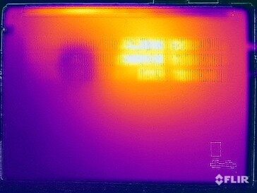 Teste de estresse de temperatura da superfície (parte inferior)