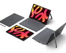 Os novos tablets Iconia são compatíveis com acessórios como teclado destacável e caneta stylus. Na foto: uma imagem promocional mostrando os tablets OLED.