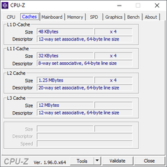 Caches CPU-Z