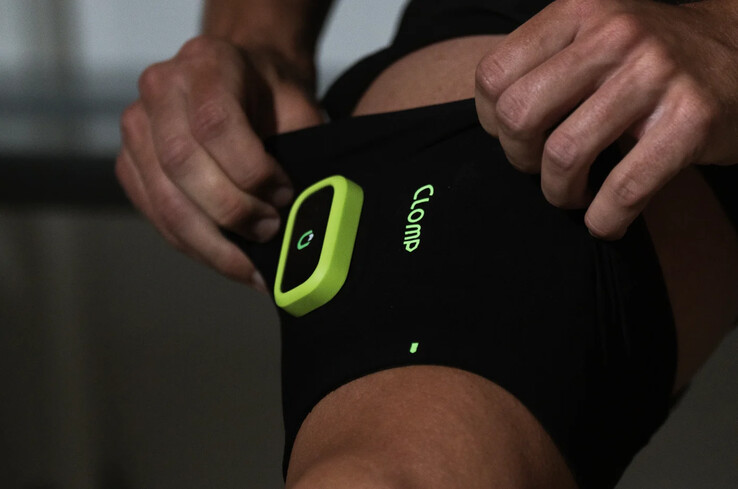 O wearable de rastreamento da saturação de oxigênio muscular CLOMP pode ser usado com uma faixa (Fonte da imagem: CLOMP)