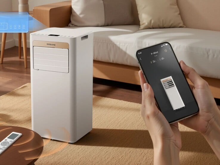 O condicionador de ar portátil Dreame P-Wind10
