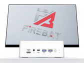 O A8 também tem portas USB4. Na foto: a frente do mini PC em uma imagem promocional. (Fonte da imagem: Firebat)